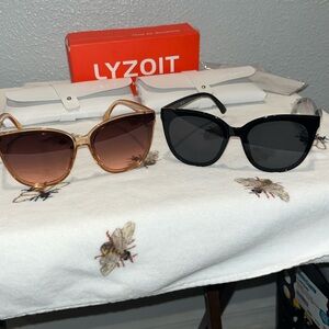 Lyzoit two pairs of sunglasses